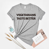 Huikoo Plus Size Women Basic Tshirt Women Summer Letter Graphic Tees Vegetarians Taste Better O Neck Casual Oversized Top