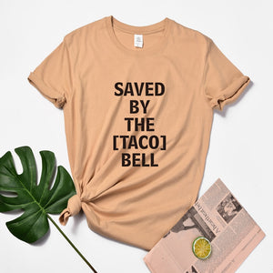 Huikoo Women Cotton Plain Tshirt Saved By Taco Bell Letter Female  Summer New Ulzzang Oversized O Neck Loose Tee Tops Drop Ship