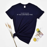 Huikoo Plus Size Women Tshirt You Are Too Close If You Can Read This Female Letters Harajuku Social Distancing Funny Graphic Top